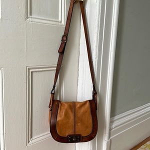 Fossil crossbody purse – cognac